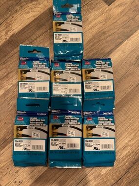 Brother Flexible Cable/Wire Label Tape - TZe-FX231 1/2” 12mm